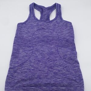 lululemon Swiftly Tech Tank, Heathered Purple size 4